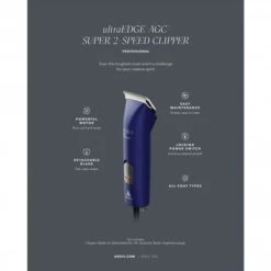 Andis Andis UltraEdge AGC Super 2-Speed Brushless Clipper - Blue -Daily Necessities Store andis ultraedge agc super 2 speed brushless clipper blue p17770 13628 medium