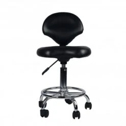 Groomers Groomers Black Stool With Back Rest -Daily Necessities Store groomers black stool with back rest p17674 12558 medium