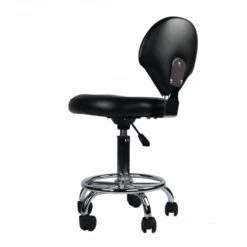 Groomers Groomers Black Stool With Back Rest -Daily Necessities Store groomers black stool with back rest p17674 12559 medium