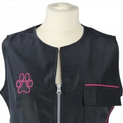Groomers Groomers Waistcoat - Black With Pink Trim -Daily Necessities Store groomers waistcoat black with pink trim p10226 12732 medium