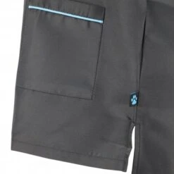 Groomers Groomers Zipped Jacket - Black With Blue Trim -Daily Necessities Store groomers zipped jacket black with blue trim p10223 13108 medium