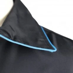 Groomers Groomers Zipped Jacket - Black With Blue Trim -Daily Necessities Store groomers zipped jacket black with blue trim p10223 13110 medium