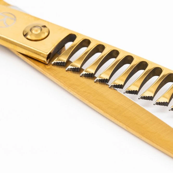 Kanpeki Gold Kanpeki Gold 7" 16T Chunker Scissors 2 Kanpeki Gold Kanpeki Gold 7" 16T Chunker Scissors - Image 2