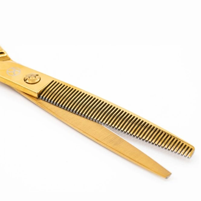 Kanpeki Gold Kanpeki Gold 7" 50T Thinning Scissors 2 Kanpeki Gold Kanpeki Gold 7" 50T Thinning Scissors - Image 2