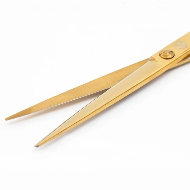 Kanpeki Gold Kanpeki Gold 7" Straight Scissors 2 Kanpeki Gold Kanpeki Gold 7" Straight Scissors - Image 2